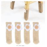 16Pcs Furniture Leg Socks Knitted Chair 3.54in