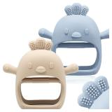 2 Pack Baby Teething Toy Silicone