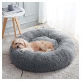 Fluffy Faux Fur Plush Cushion Bed