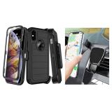 Car Air Vent Phone Mount and iPhone X Case