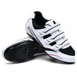 Cycling Shoes Men's Black White Size 10.5 men