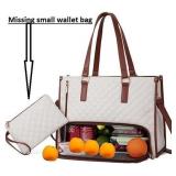2 in 1 Tote Bag Lunch Bag Combo