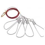 Fishing Stringer Clip- 5 Metal Snaps Clip