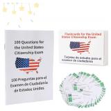 U.S Citizenship Flash Cardswith Bilingual Booklet