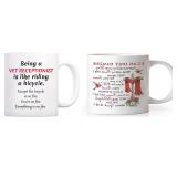 Vet Receptionist and Christian Cardinal Coffee Mug