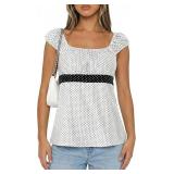 Women's Babydoll Tops Y2k Fairy Baby Doll Tops