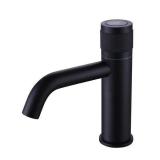Single Solid Brass Deck Mounted Bathroom Faucet