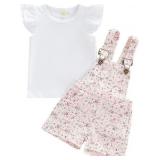 Kids Baby Girl Summer Clothes T-Shirt,12-18 Months