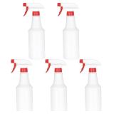 5pcs Empty Water Mist Stream Sprayer, White