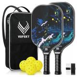 Pickleball Paddles Set of 2/4,(Blue)