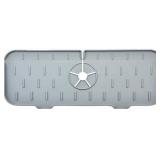 Kitchen Bathroom Sink Splash Guard-2Pack Grey