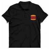 Burger Logo King Polo Shirt Size XS