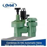 0.75Plastic Electric Anti-siphon Irrigation Valve