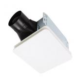 80-CFM White Bathroom Fan with Humidity Sensor