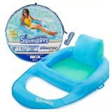 Spring Float Recliner Swim Lounger for Pool