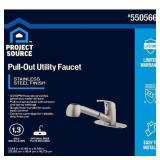 1-handle Deck-mount Utility Fauce/Pulldown Sprayer