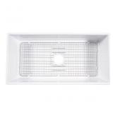 Center Drain Kitchen Sink Bottom Grid in SS