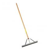 Commercial24-in Floor Water Squeegee /Wood Handle