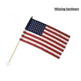 2.5-ft x 4-ft American Embroidered House flag Kit