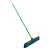 24-in Heavy-Duty Rough Surface Green Push Broom