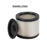 Small Wet/Dry Shop Vacuum Cartridge filter-2 Pack