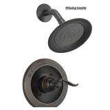 1-handle Single function 2.5in Round Shower Faucet
