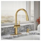 Handle Deck-mount Pull-down Kitchen Faucet/Sprayer