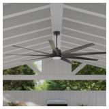 84-in Outdoor Ceiling Fan / Light/ Remote Control