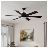 60-in Ceiling Fan/ Light / Remote Control Included