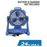 Kobalt 7-in High Velocity Misting Floor Fan