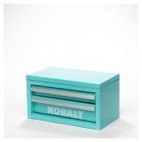 Kobalt Portable Mini Teal Steel Tool Box