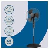 Utilitech 18-in Indoor Oscillating Pedestal Fan