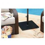 65-lb Black Metal Patio Umbrella Base