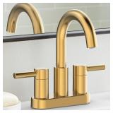 Handle Bathroom Sink Faucet with Drain /Deck Plate