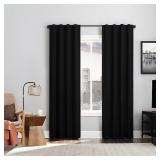 84-in Standard lined Back tab Curtain panel pair