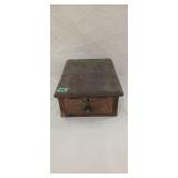 Vintage wooden money drawer