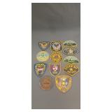 Assorted police dept patches