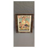 Framed Vintage Cover From Columbia Magazine