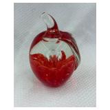 Joe St Clair Apple Paperweight 4'