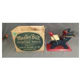 Master Built printing press