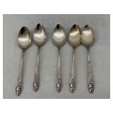 5- 1920's Community Silverplate Spoons