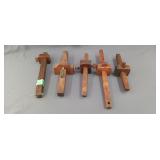 Antique wooden mortise gauges