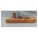 Antique wooden block plane