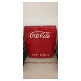 Panel from vintage coca cola cooler