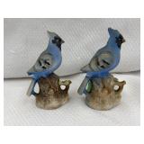 Porcelain Bird Salt &Pepper Shakers 3.5'