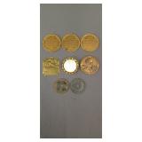 Antique Japanese coins, and Kalamazoo Michigan