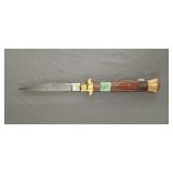 Wood Handle Folding Dagger 14'