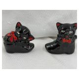 Vintage Cat Salt & Pepper 3'