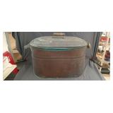 Antique copper boiler