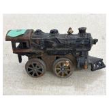 Vintage Cast Iron Wind Up Train  6'